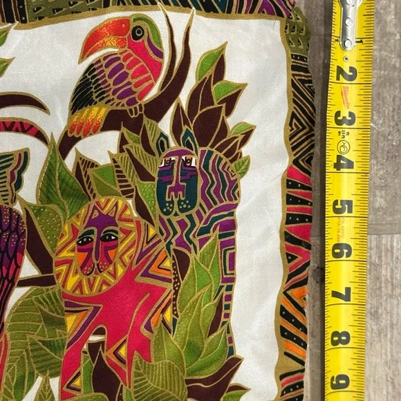 Colorful 48x10” Animal Print Scarf - Picture 4 of 16